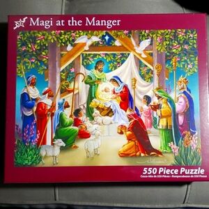 NEW- Magi at the Manger 550 Piece Puzzle